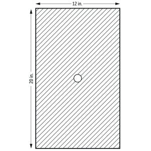 HALYARD Pediatric Circumcision Drape O&M Halyard