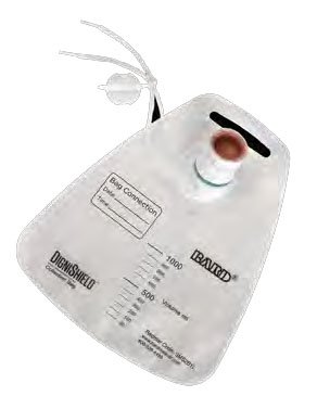Fecal Collection Bag Dignishield SMS One-Piece System Closed End Bard Rochester