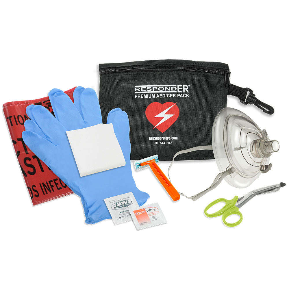 RespondER Premium CPR/Pack with RespondER Mask AED
