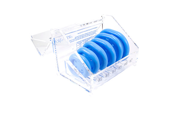 Pessary Fitting Set Oval Size 2 to 7 Silicone
