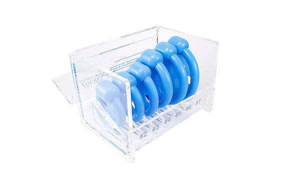 Pessary Fitting Set Ring with Knob Size 2 to 7 Silicone