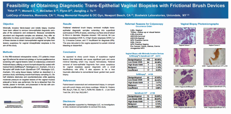 SpiraBrush CX Gynecological Biopsy Device Histologics LLC