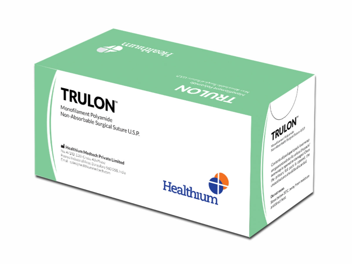 Trulon Synthetic Non-absorbable Monofilament Polyamide Suture