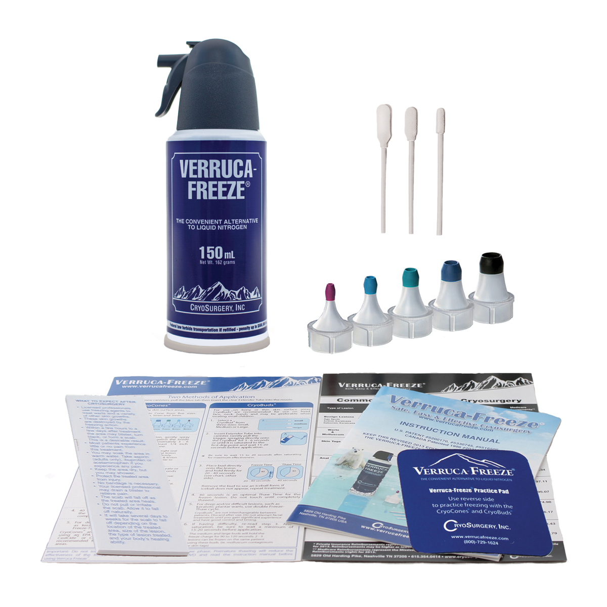 Cryosurgery Verruca-Freeze 150mL Kit Verruca-Freeze
