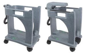 Basic 9 Gallon Recykleen Foot Operated Trolley BD