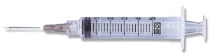 Syringe, 5mL , Blunt Fill Needle & Luer-Lok‚Ñ¢ Tip, 18G x 1¬Ω" BD