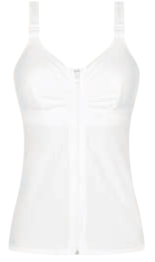 CURASUPPORT - Hannah Post-surgical camisole Zip Front Closure