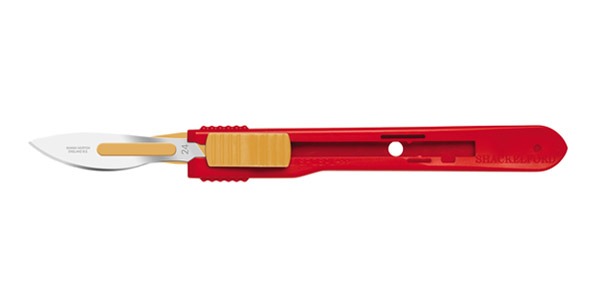 Size 24 Swann Morton Non Sterile Safety Scalpel Retractable