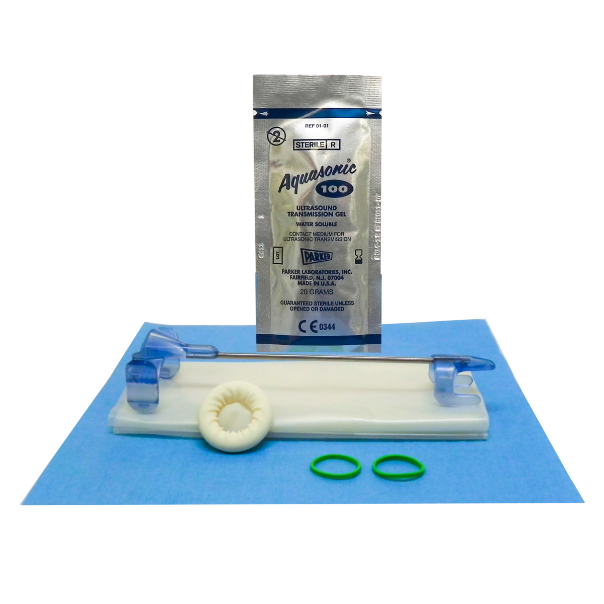 Aspen Endocavity Needle Guide Procedure Kit - Latex - GE BE9C/BE9CS