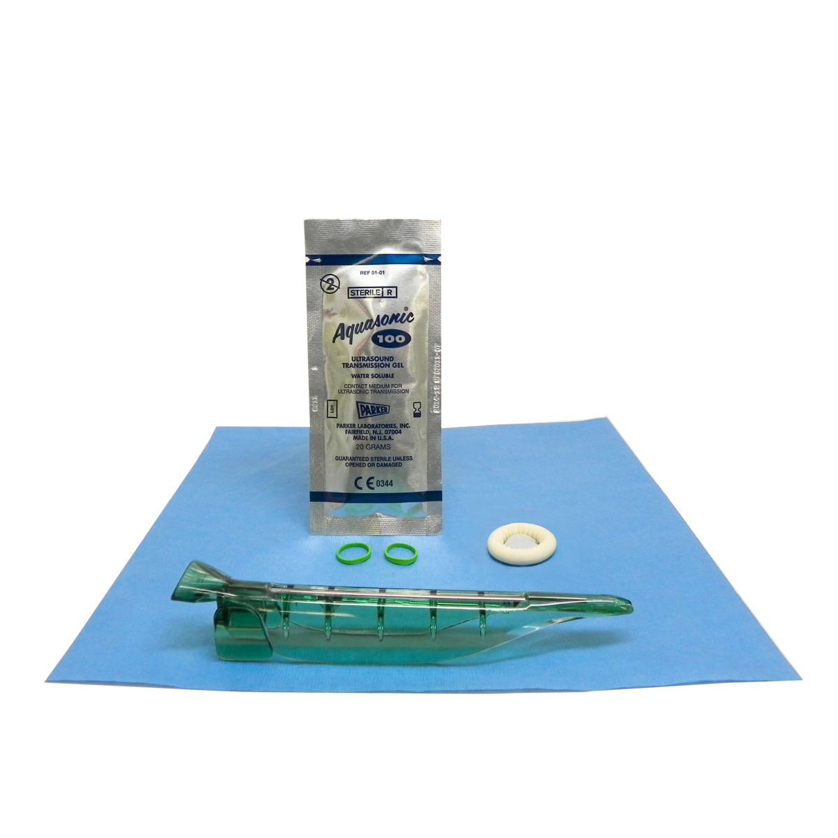 Aspen Endocavity Needle Guide Procedure Kit - Latex - Esaote, GE, Philips, Samsung, Siemens, Terason 8EC4/BCC4