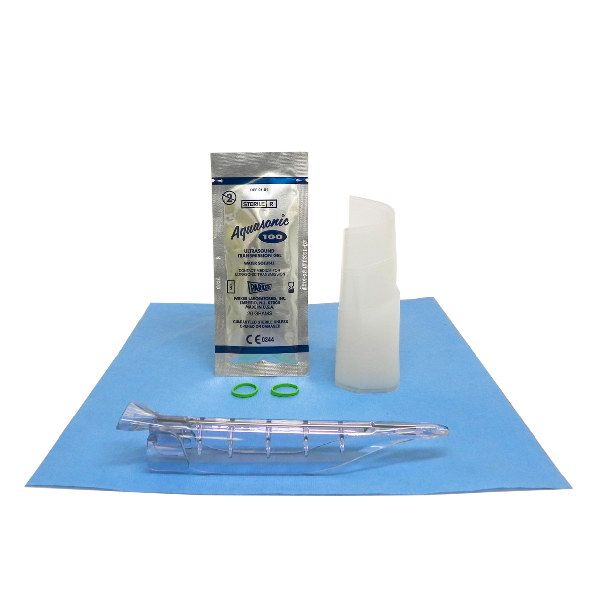 Aspen Endocavity Needle Guide Procedure Kit - PU - Alpinion, Philips, Samsung, Ultrasonix C9-4ec/EC3-10/EC3-10
