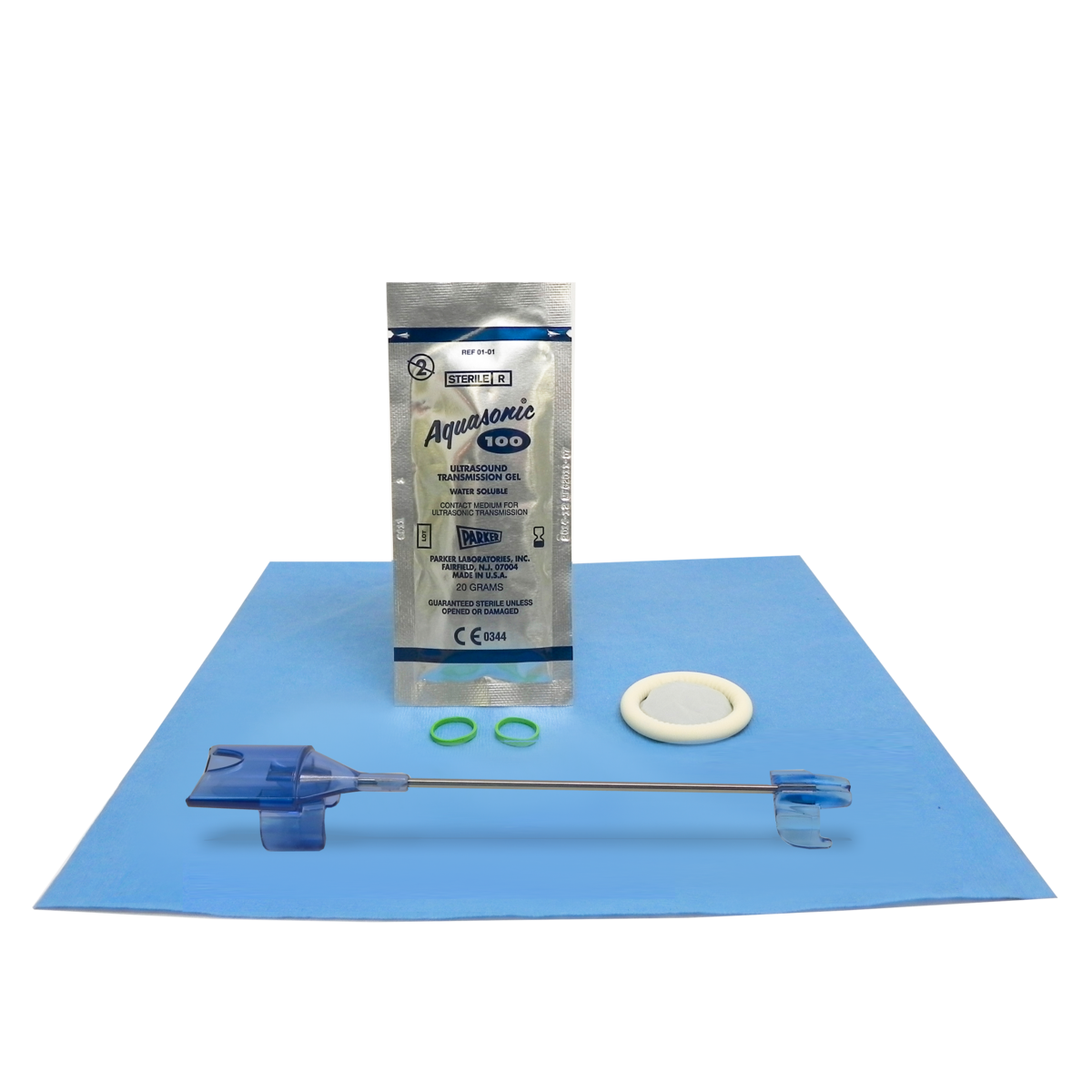 Aspen Endocavity Needle Guide Procedure Kit - Latex - Philips C10-3v/C8-4v/ClearVue