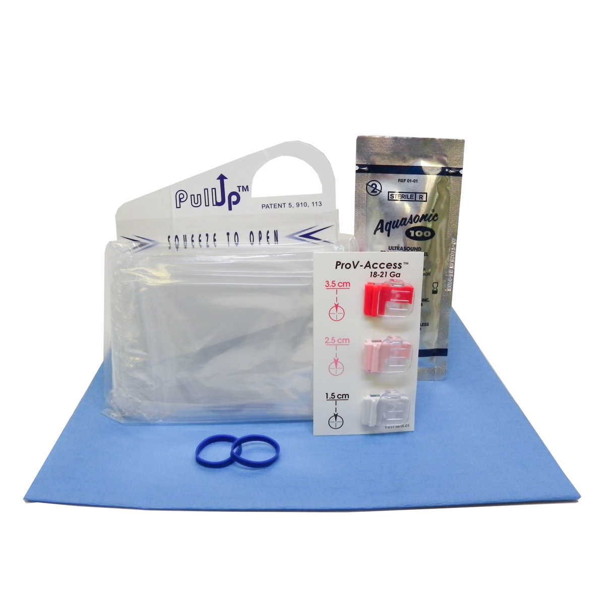 Aspen ProV-Access Needle Guide Procedure Kit - 3.5/2.5/1.5 cm Depth - Bard