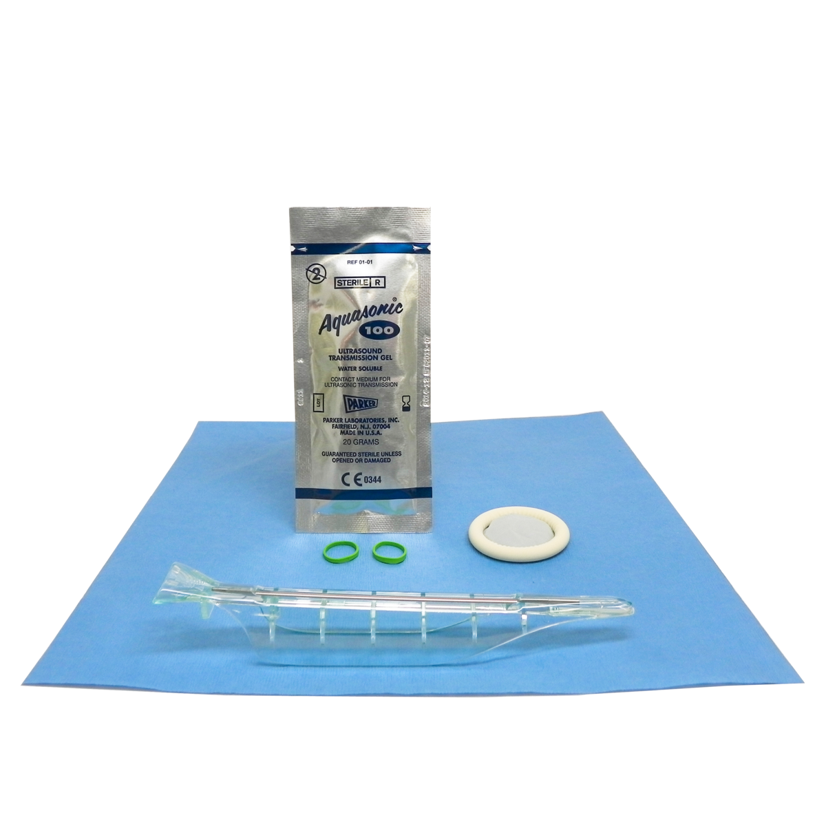 Aspen Endocavity Needle Guide Procedure Kit - 3.5cm Latex - Esaote, Mindray, Samsung, Siemens, SuperSonic, Ter