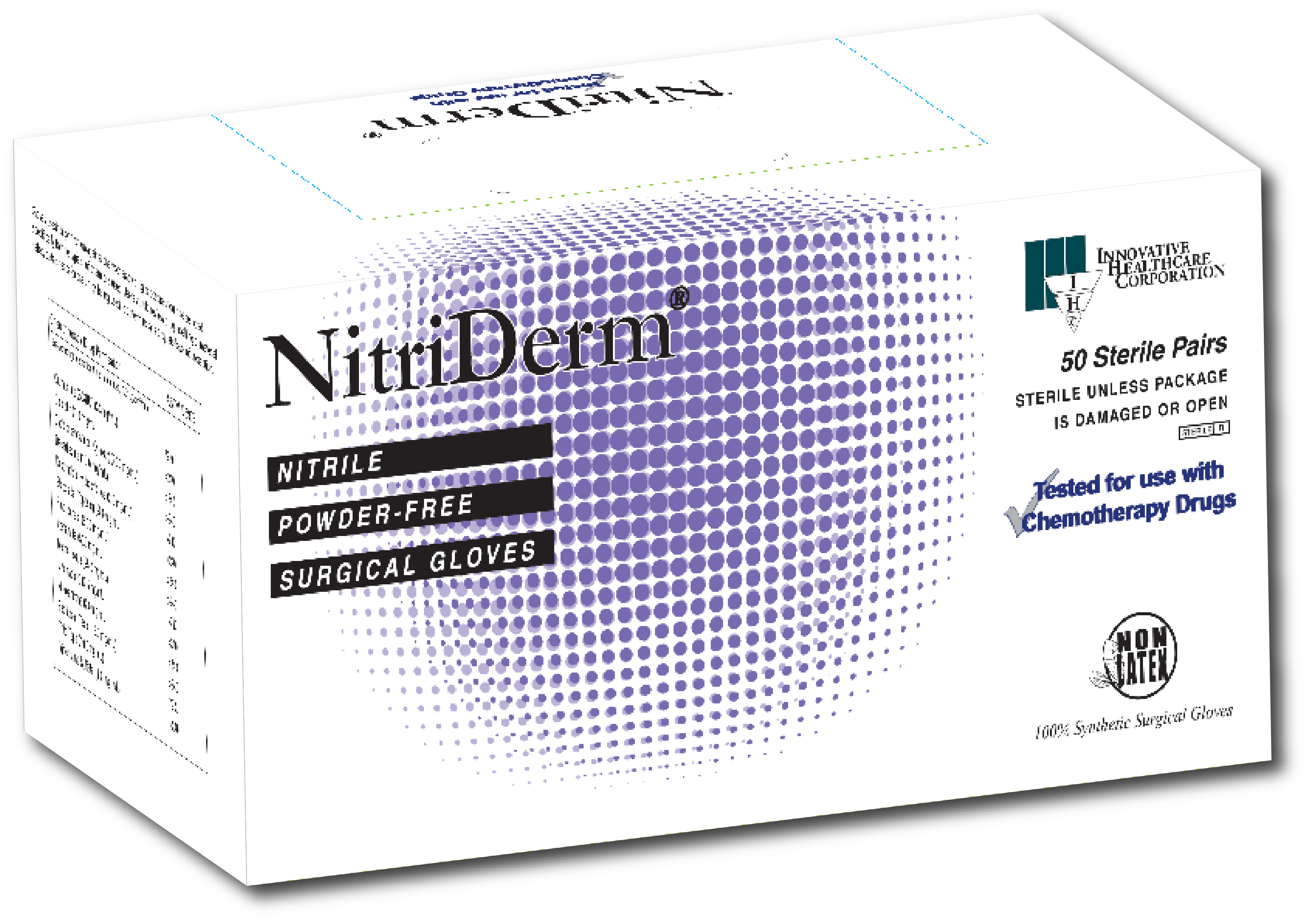 Innovative Nitriderm® Chemotherapy Tested Sterile Powder-Free Surgical Sterile Gloves
