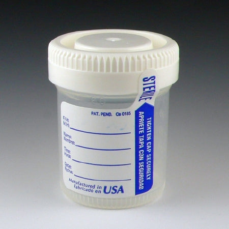 Container w/ Label and Thermometer Strip Sterile 60 mL