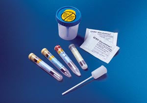 C&S Cup Kit: Sterile Screw-Cap Collection Cups, Integrated Transfer Device, 4mL Draw 13 x 75mm C&S Preservative Plus Plastic Tube & Castille Soap Towelettes, 50/cs