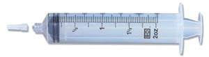 Syringe Only, 60mL, Eccentric Tip, 60/bx, 4 bx/cs