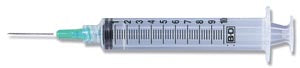 Syringe/ Needle Combination, 10mL, Luer-Lok‚Ñ¢ Tipp, 21G x 1", 100/bx, 4 bx/cs